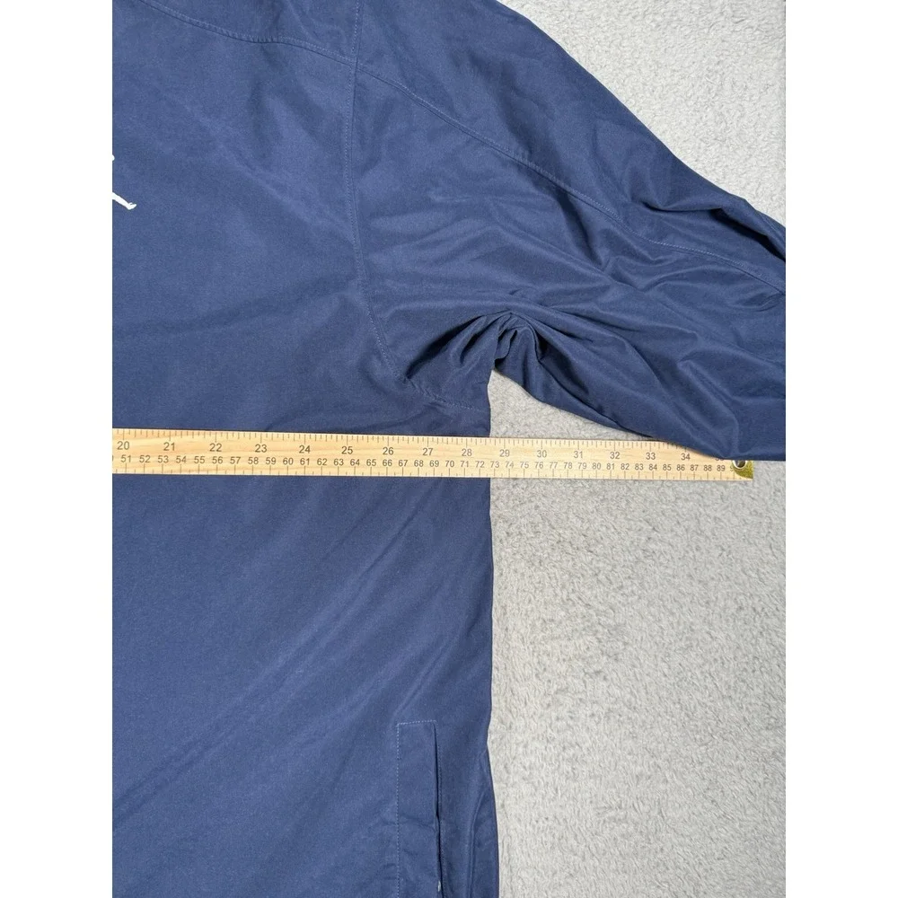 Vintage Jordan Track Windbreaker Jacket Mens 3XL Navy Blue‎ Full Zip Polyester